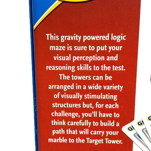 ThinkFun Gravity Maze Builder Falling  Marble Logic Board Game - Picture 8 of 15